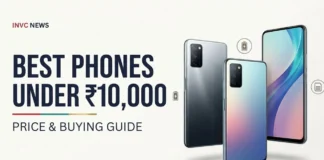 Compare the exact phone variant, storage, battery, warranty and final selling price before buying a smartphone under ₹10,000.