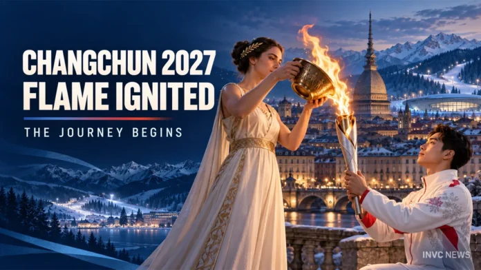 Changchun 2027 Flame Lit in Turin as 3,000 Athletes Prepare for Winter Universiade Changchun 2027 Flame Lit in Turin as 3,000 Athletes Prepare for Winter Universiade