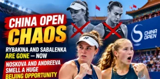 Beijing Draw Blown Open: Noskova Crushes, Andreeva Escapes — and Suddenly the China Open Has a New Power Race