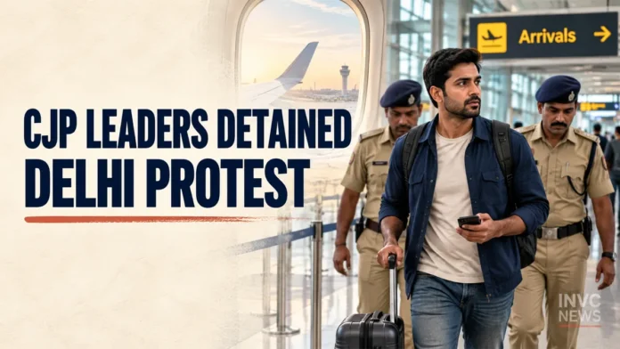 cjp-protest-delhi-airport-detentions Understand the airport detentions, the movement’s response and the restrictions affecting travel in Delhi.