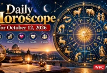 October 12 Horoscope: Career, Money, Love and Health Outlook for All Zodiac Signs Daily horoscope for October 12, 2026, featuring astrological insights for all 12 zodiac signs.