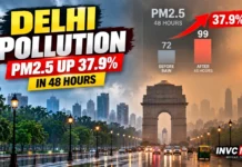 Delhi Air Pollution Warning: Rain Ends, PM2.5 Jumps 37.9% in 48 Hours — Why October Matters Delhi air pollution warning as PM2.5 levels rebound 37.9 percent within 48 hours after rainfall