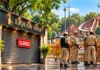 Understand the protest’s permission status, the security deployment and the two-day retail liquor closure.