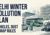 Delhi’s winter pollution plan includes vehicle restrictions, PUCC checks, construction curbs and stronger enforcement as GRAP Stage I remains in force across NCR.