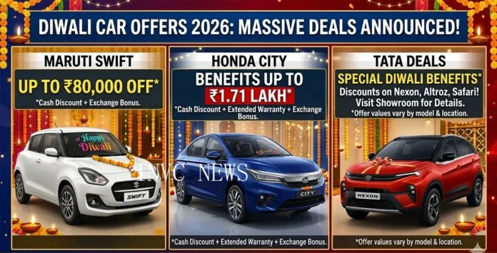 Automakers and dealers are advertising festive benefits on selected cars. Actual savings depend on the model, variant, location, stock and eligibility conditions.