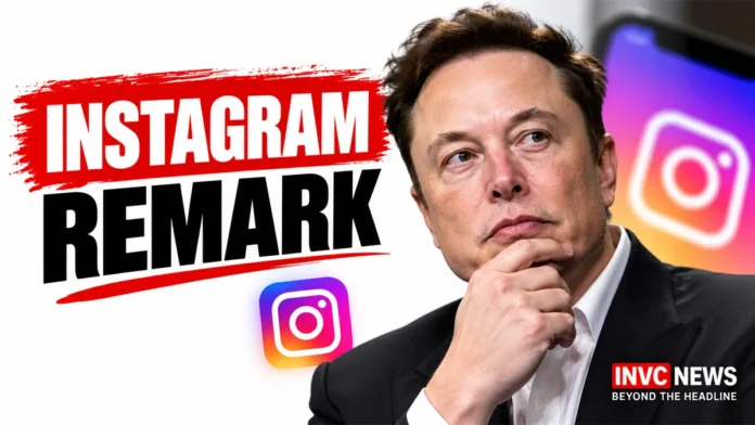 Elon Musk portrait in an editorial graphic about his Instagram comment and the gender debate Elon Musk portrait in an editorial graphic about his Instagram comment and the gender debate