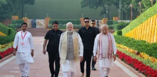 Gandhi Jayanti 2026 tributes at Rajghat as PM Modi and President Droupadi Murmu remember Mahatma Gandhi