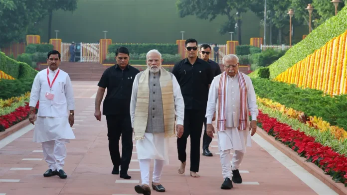Gandhi Jayanti 2026 tributes at Rajghat as PM Modi and President Droupadi Murmu remember Mahatma Gandhi