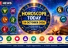 Horoscope Today, October 19, 2026: New Opportunities for Aries, Virgo and Pisces; Read All 12 Zodiac Predictions Horoscope Today, October 19, 2026: Read predictions for all 12 zodiac signs, including career, business, money, love, health, lucky colors, lucky numbers, remedies, and donations.