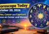 Horoscope Today, October 20, 2026: Aries, Cancer and Capricorn May See Career and Financial Opportunities