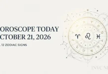 Horoscope Today, October 21, 2026: Explore daily predictions for all 12 zodiac signs, with a focus on career, finances, relationships and personal well-being.