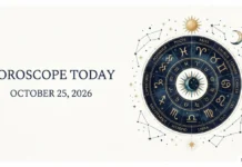 Horoscope Today, October 25, 2026: New Opportunities for Cancer, Scorpio and Capricorn; Read Predictions for All 12 Zodiac Signs Horoscope Today, October 25, 2026: Read daily predictions for all 12 zodiac signs, with insights into career, finances, relationships and health.