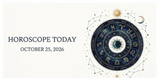 Horoscope Today, October 25, 2026: Read daily predictions for all 12 zodiac signs, with insights into career, finances, relationships and health.