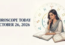 Horoscope Today, October 26, 2026: Explore daily astrological guidance for all 12 zodiac signs, including career, finances, relationships and health.