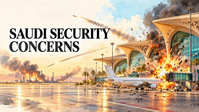 houthi-attack-claims-saudi-aviation-energy Houthi attack claims, Riyadh airport, Aramco refinery, Saudi Arabia, Rabigh refinery, Yemen conflict, missile attacks, drone attacks, Saudi flight status, aviation security, Red Sea shipping