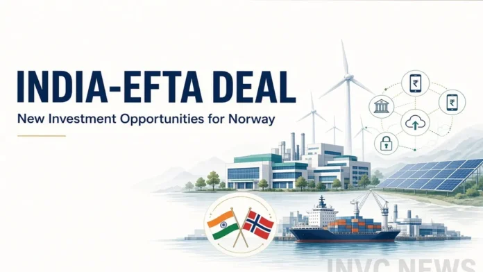 The India-EFTA agreement provides a framework for deeper cooperation between India and Norway across manufacturing, clean energy, maritime industries and digital services. The India-EFTA agreement provides a framework for deeper cooperation between India and Norway across manufacturing, clean energy, maritime industries and digital services.