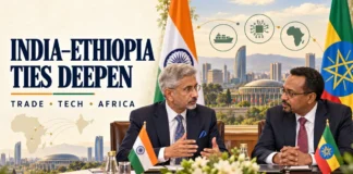 India Ethiopia Strategic Partnership Talks in Addis Ababa