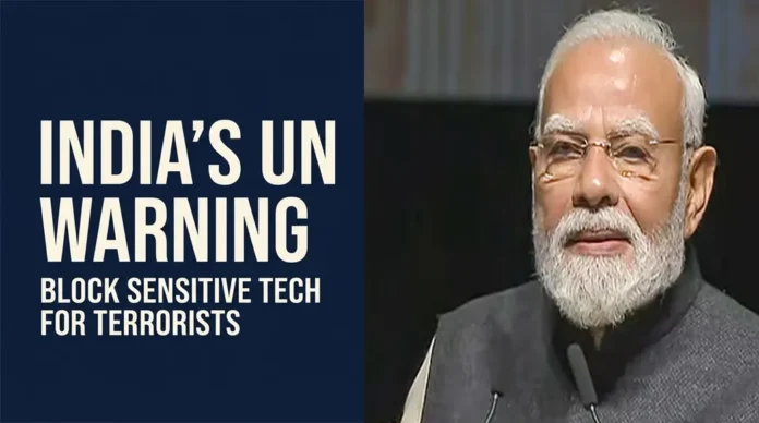 India has urged UN member states to remain vigilant over sensitive technology transfers, warning that weapons of mass destruction must not fall into the hands of terrorists or non-state actors. India has urged UN member states to remain vigilant over sensitive technology transfers, warning that weapons of mass destruction must not fall into the hands of terrorists or non-state actors.