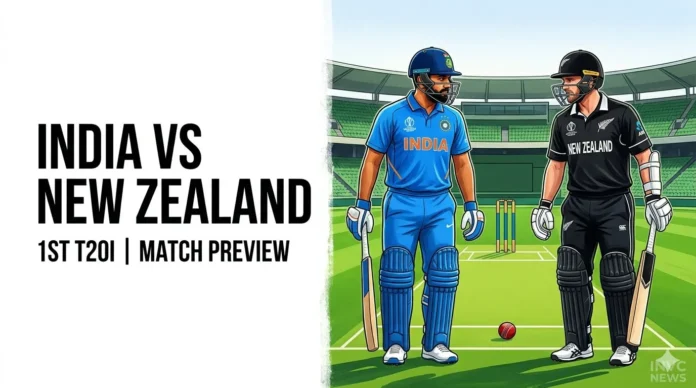 India begin their five-match T20I series against New Zealand at Hagley Oval in Christchurch, with the first ball scheduled for 12:30 PM IST. India begin their five-match T20I series against New Zealand at Hagley Oval in Christchurch, with the first ball scheduled for 12:30 PM IST.