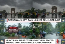 Delhi-NCR and UP Feel the Seasonal Shift as Heavy Rain Alert Covers Southern States India Weather Update: Heavy rainfall is forecast in parts of southern India, while North Indian residents should check local temperature forecasts for the latest conditions.