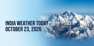 South India faces the risk of heavy rain, while Delhi-NCR and parts of northwest India could see showers over the October 24–25 weekend, according to the IMD forecast.