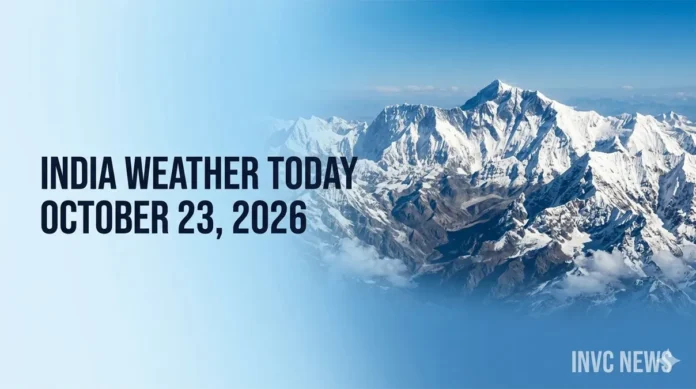 South India faces the risk of heavy rain, while Delhi-NCR and parts of northwest India could see showers over the October 24–25 weekend, according to the IMD forecast. South India faces the risk of heavy rain, while Delhi-NCR and parts of northwest India could see showers over the October 24–25 weekend, according to the IMD forecast.
