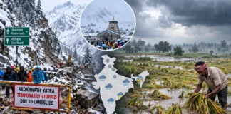 Snowfall in the Himalayas and heavy rain in parts of Bihar have raised concerns over travel and crop damage.