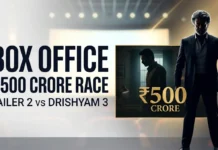 Jailer 2 Nears ₹500 Crore Worldwide as Drishyam 3 Crosses the Milestone; New Naveli and Prahar Slow Down Jailer 2 is approaching ₹500 crore worldwide, while Drishyam 3 has reportedly crossed the milestone, as several films record a weekday slowdown.