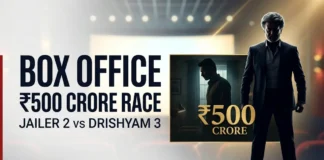 Jailer 2 is approaching ₹500 crore worldwide, while Drishyam 3 has reportedly crossed the milestone, as several films record a weekday slowdown.