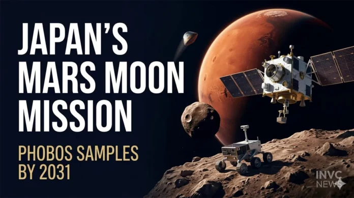 Japan's MMX mission aims to study Phobos and Deimos and return at least 10 grams of material from Phobos to Earth by 2031. Japan's MMX mission aims to study Phobos and Deimos and return at least 10 grams of material from Phobos to Earth by 2031.