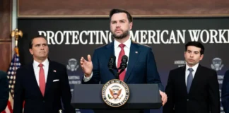 JD Vance has urged companies to protect American employment opportunities, amid debate over visa programmes and the hiring of foreign professionals.