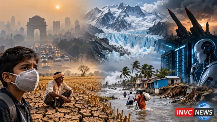 A Lancet report calls for stronger global preparedness to address climate, health and technology-related threats. Image Credit: AI-generated editorial illustration for INVC NEWS.