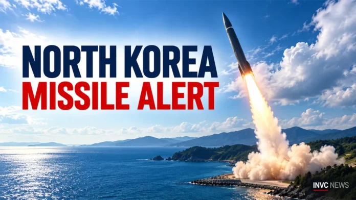 north-korea-missile-launch-japan-south-korea North Korea launched a ballistic missile toward its eastern waters on October 3, prompting increased monitoring by South Korea and Japan.