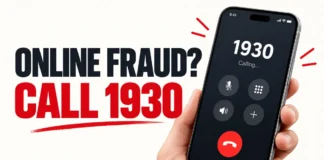 Report online financial fraud through 1930 and notify your bank separately.