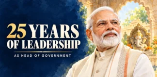 PM Modi Marks 25 Years as Head of Government