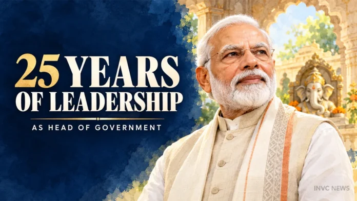 PM Modi Marks 25 Years as Head of Government PM Modi Marks 25 Years as Head of Government