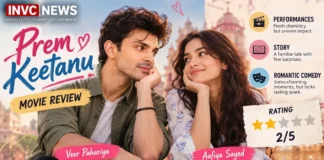 Prem Keetanu Movie Review featuring Veer Pahariya and Aafiya Sayed
