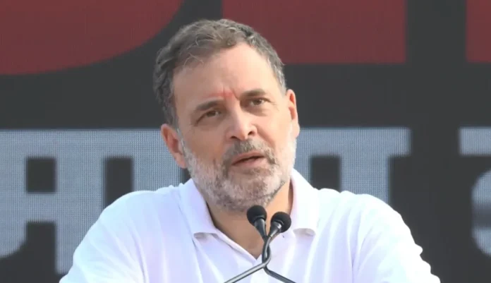 Rahul Gandhi joins Congress workers during the Goy Rakhonn Yatra in Goa, ahead of the party’s planned public rally in Madgaon. Rahul Gandhi joins Congress workers during the Goy Rakhonn Yatra in Goa, ahead of the party’s planned public rally in Madgaon.