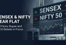 Sensex, Nifty Today: Market Volatile as Oil Prices Rise; Rupee Gains, LTCG Tax in Focus Indian equities traded near flat early Wednesday as investors assessed oil prices, foreign fund outflows and comments on LTCG tax.