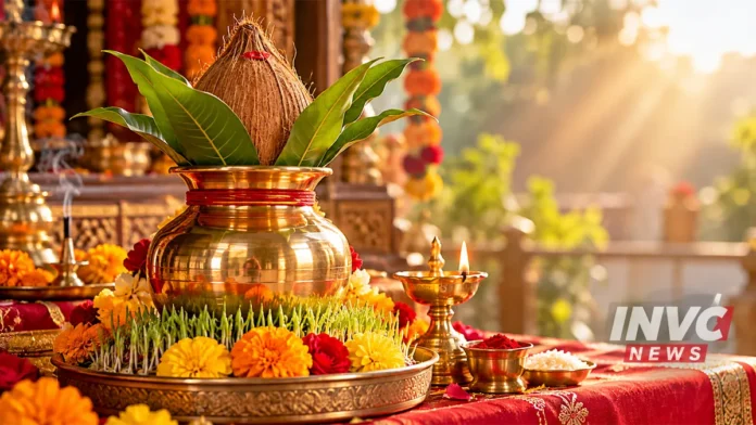 shardiya-navratri-2026-ghatasthapana-muhurat-puja Navratri 2026 Begins Today: Know the Kalash Sthapana Time and Maa Shailputri Rituals