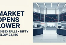 Stock Market Today: Sensex Opens 76 Points Lower, Nifty Slips Below 23,150; Tech Mahindra and NTPC in Focus Indian benchmarks opened lower on October 19, with the Nifty slipping below 23,150 as Tech Mahindra and NTPC came under pressure.