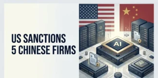 The United States sanctioned five Chinese entities linked to former Google engineer Linwei Ding, prompting Beijing to condemn the move and warn of unspecified countermeasures.