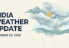 Weather Forecast, October 22, 2026: Delhi is expected to remain dry, while isolated rain may return to parts of North India over the weekend.
