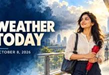 Weather Today, October 8: Delhi’s Warm Afternoon, Heavy Rain Forecast in These Regions Weather Today October 8 2026