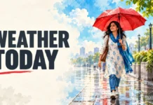 Find the regions facing heavy rain, thunderstorms or warm conditions before planning travel and outdoor activities.
