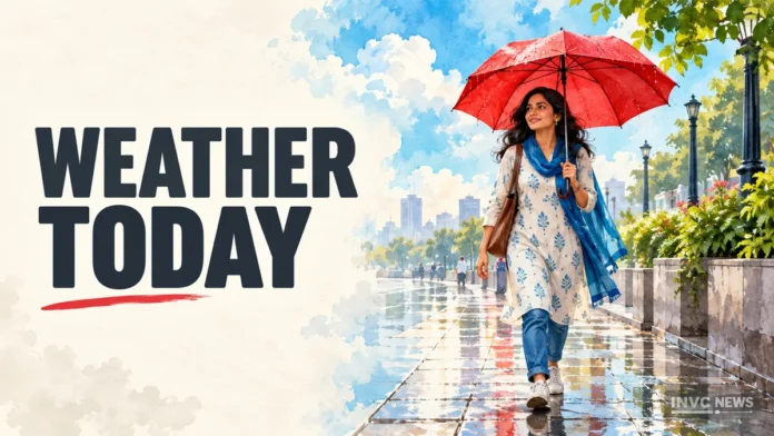 weather-today-october-9-2026-india-forecast Find the regions facing heavy rain, thunderstorms or warm conditions before planning travel and outdoor activities.